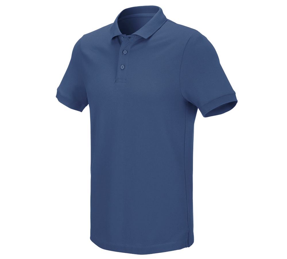 Shirts & Co.: e.s. Piqué-Polo cotton stretch + kobalt