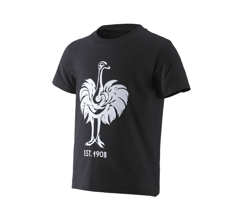 Shirts & Co.: e.s. T-Shirt 1908, Kinder + schwarz/weiß