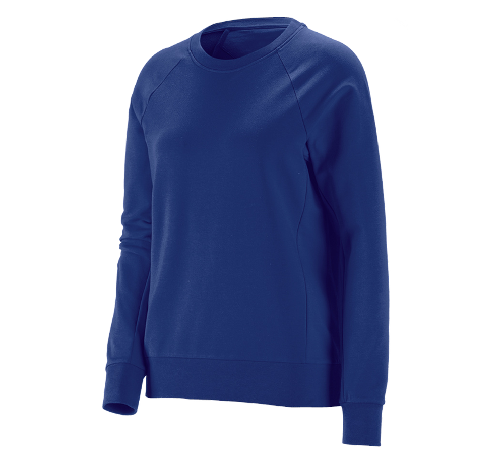 Themen: e.s. Sweatshirt cotton stretch, Damen + kornblau