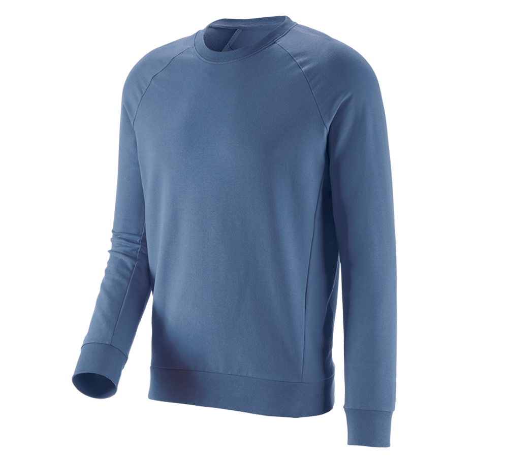 Shirts & Co.: e.s. Sweatshirt cotton stretch + kobalt