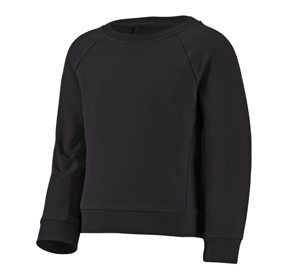 Für die Kleinen: e.s. Sweatshirt cotton stretch, Kinder + schwarz