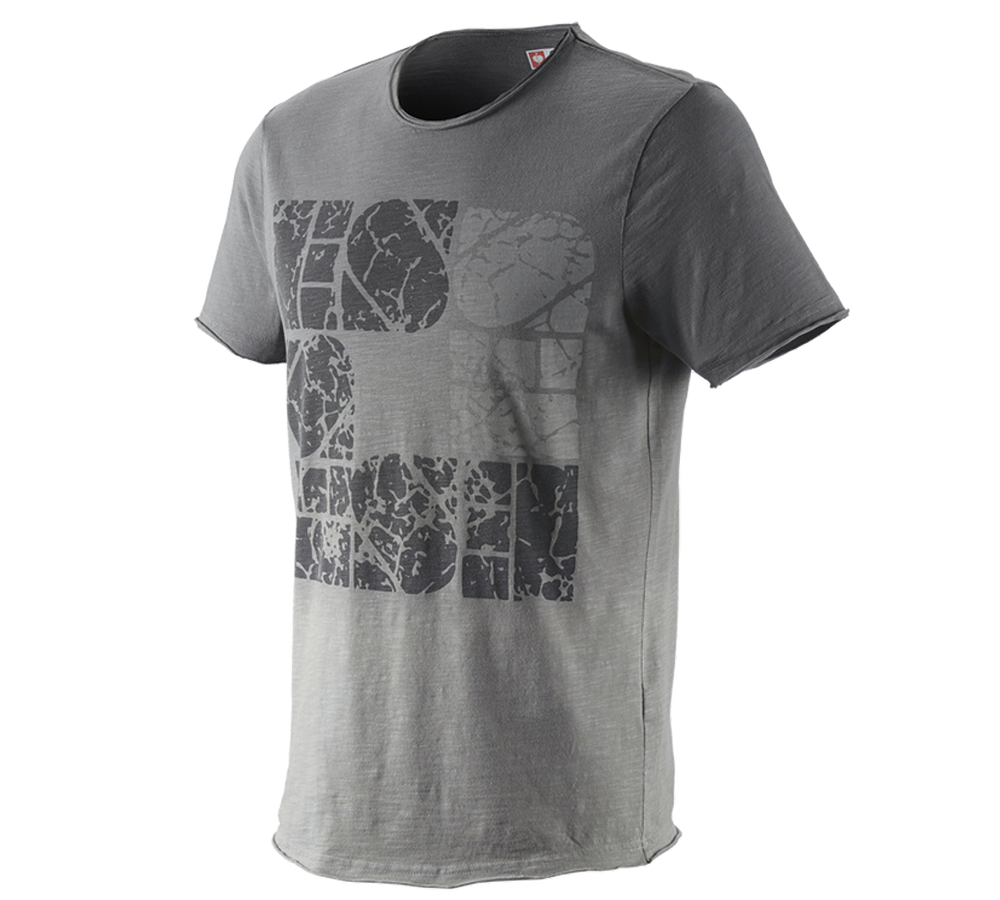 Themen: e.s. T-Shirt denim workwear + granit vintage