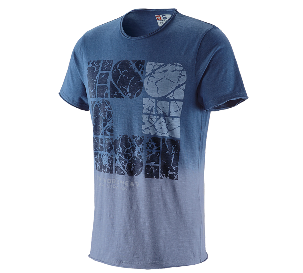 Shirts & Co.: e.s. T-Shirt denim workwear + antikblau vintage