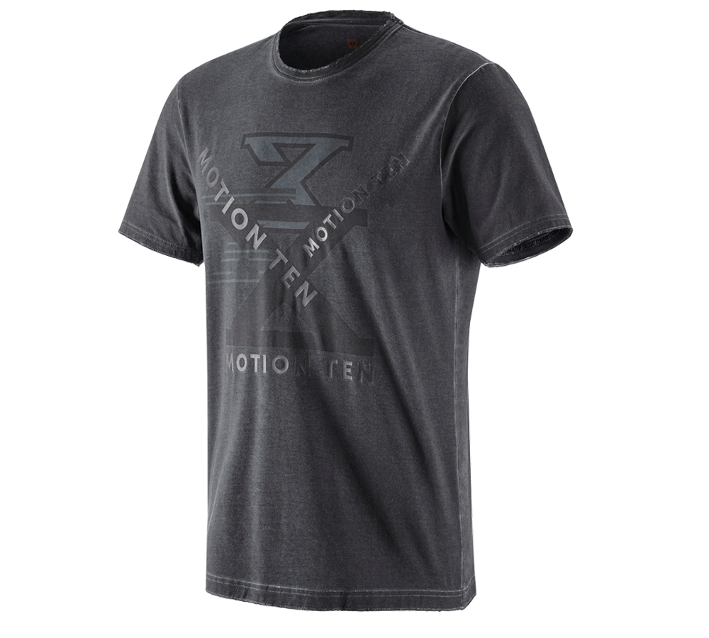 Schreiner / Tischler: T-Shirt e.s.motion ten + oxidschwarz vintage