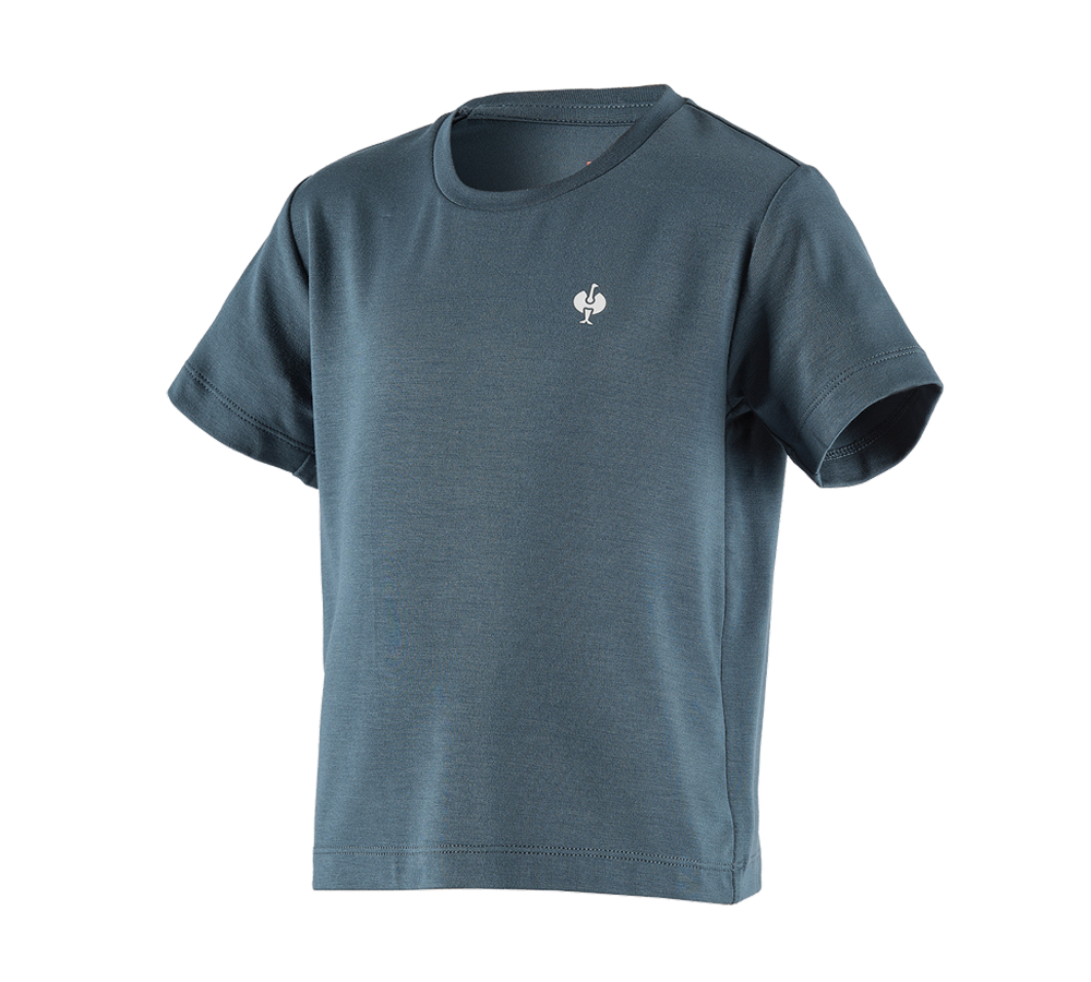 Shirts & Co.: Modal-Shirt e.s. ventura vintage, Kinder + eisenblau