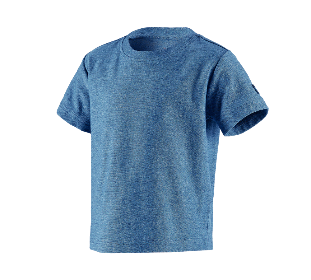 Für die Kleinen: T-Shirt e.s.vintage, Kinder + arktikblau melange