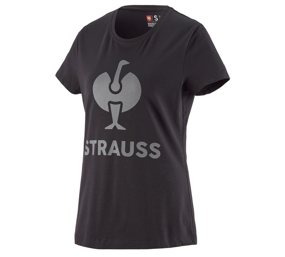 Shirts & Co.: T-Shirt e.s.concrete, Damen + schwarz