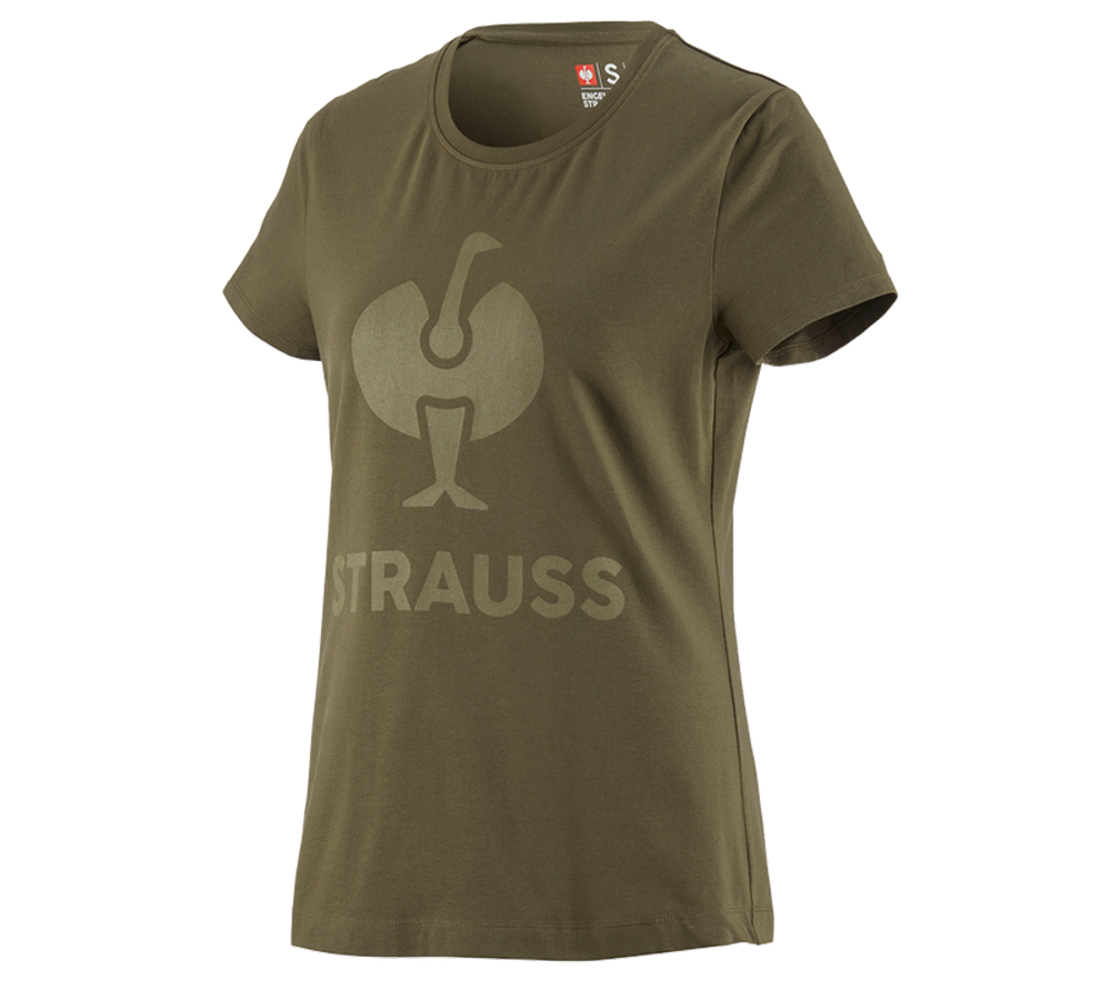 Themen: T-Shirt e.s.concrete, Damen + schlammgrün