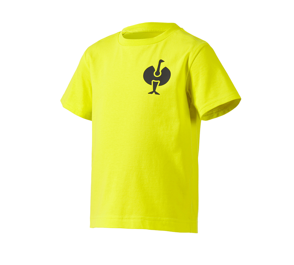 Shirts & Co.: T-Shirt e.s.trail, Kinder + acidgelb/schwarz