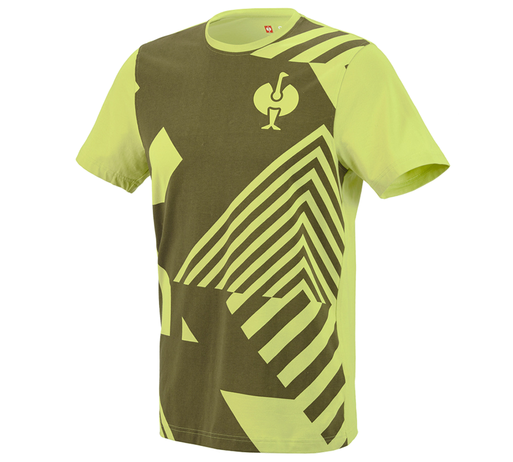 Themen: T-Shirt e.s.trail graphic + wacholdergrün/limegrün
