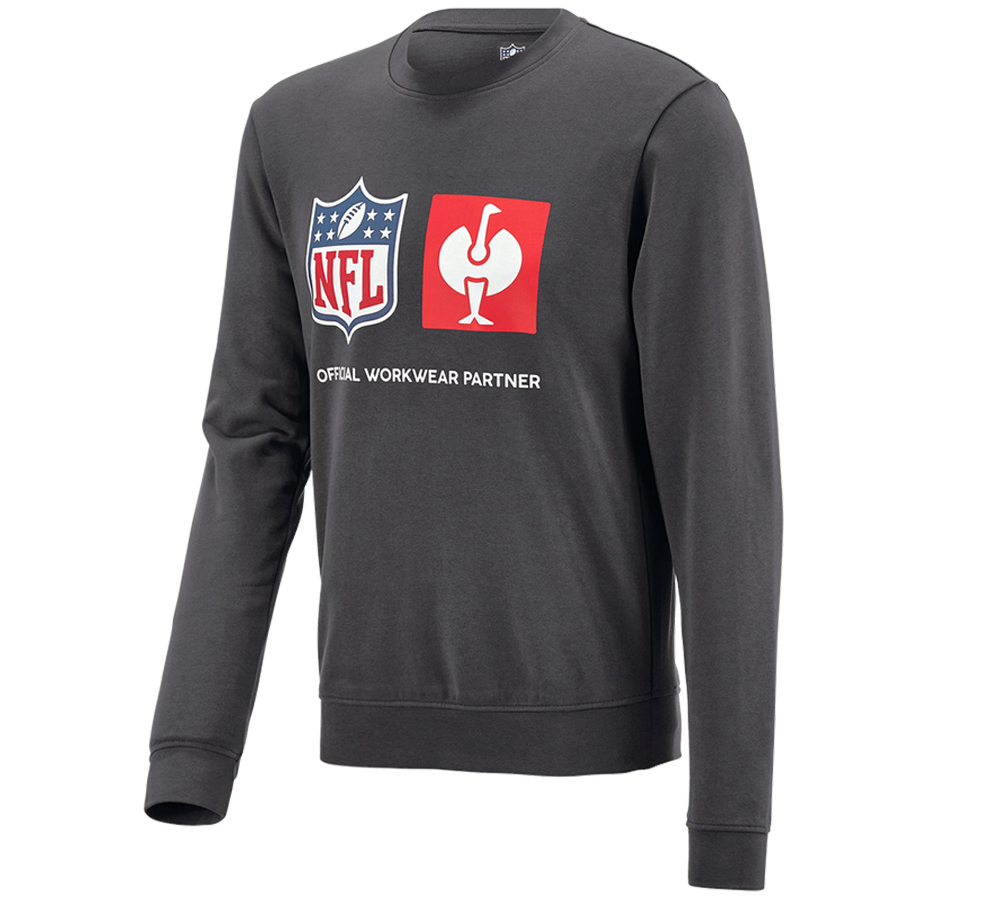 Shirts & Co.: NFL Sweatshirt cotton + carbongrau