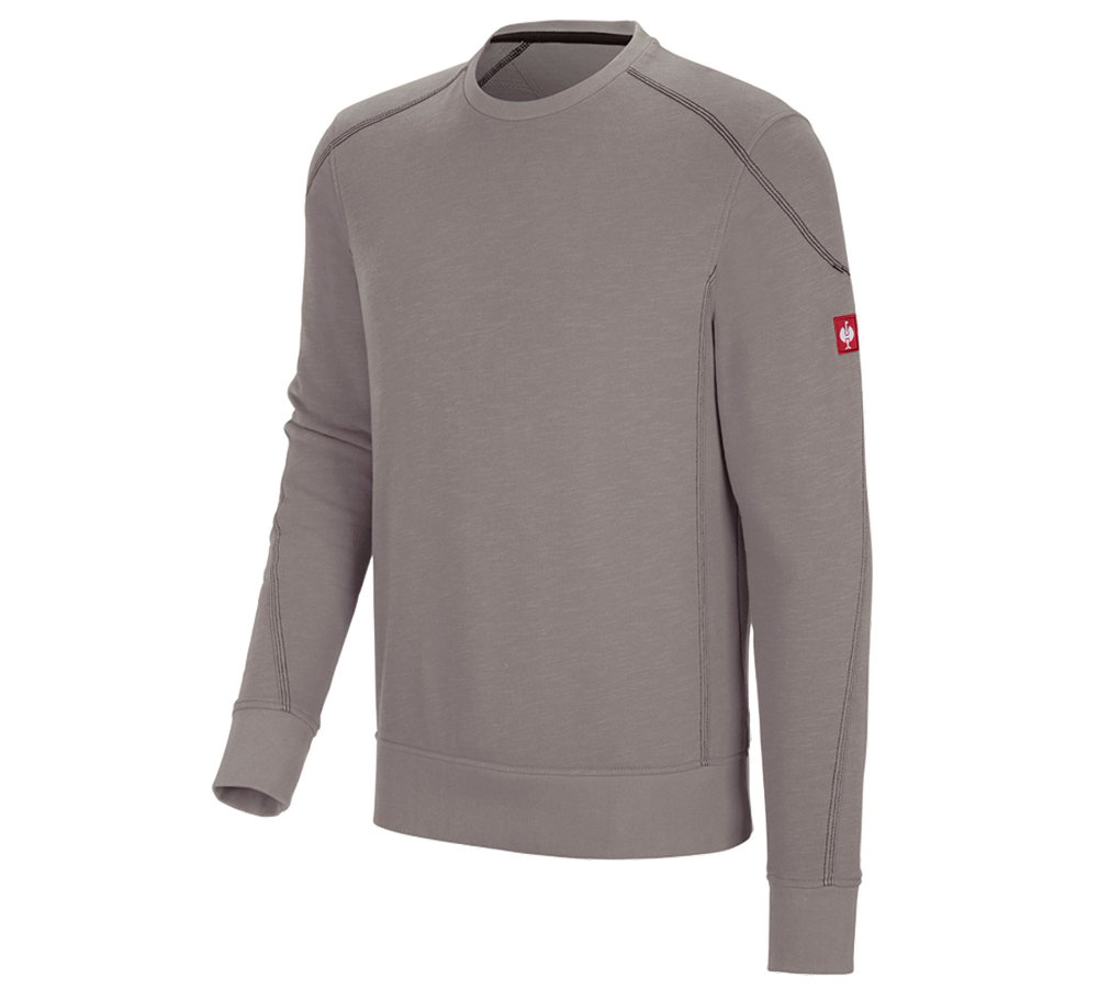 Shirts & Co.: Sweatshirt cotton slub e.s.roughtough + asche