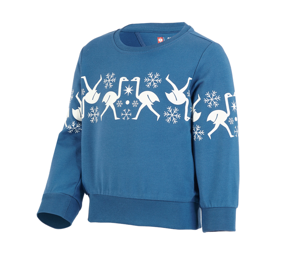 Accessoires: e.s. Norweger Sweatshirt, Kinder + baltikblau