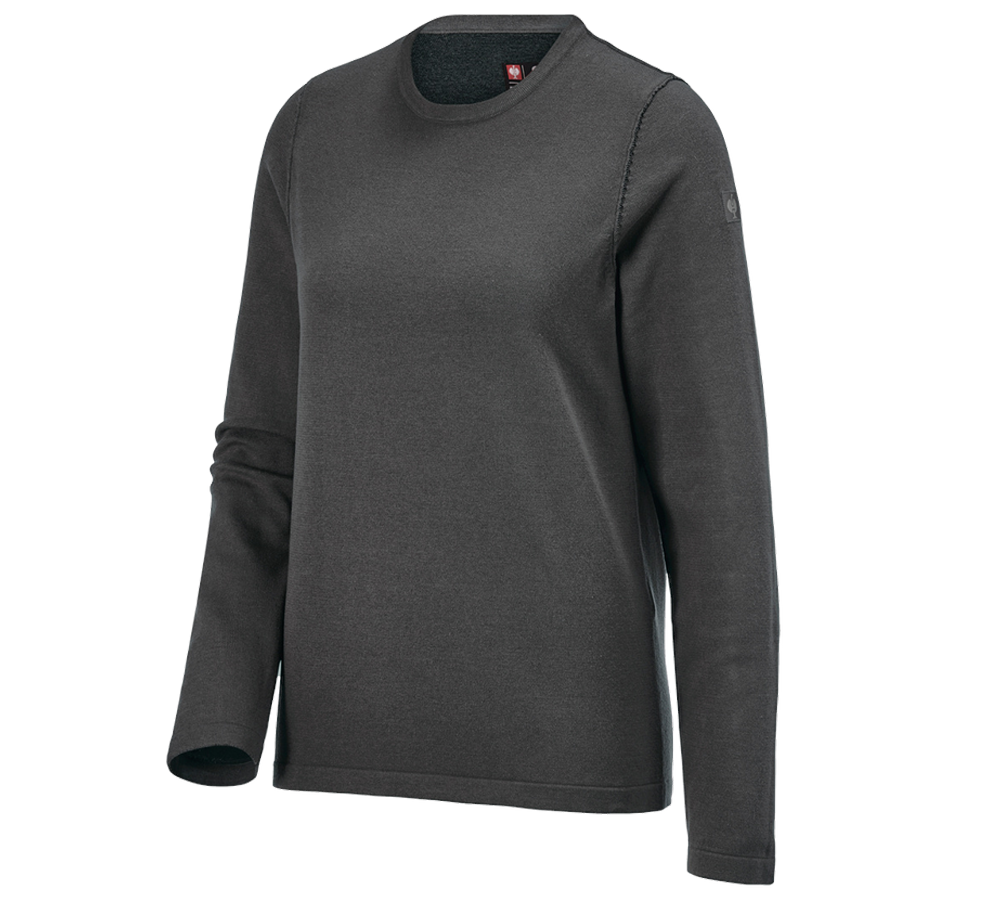 Themen: Strickpullover e.s.iconic, Damen + carbongrau