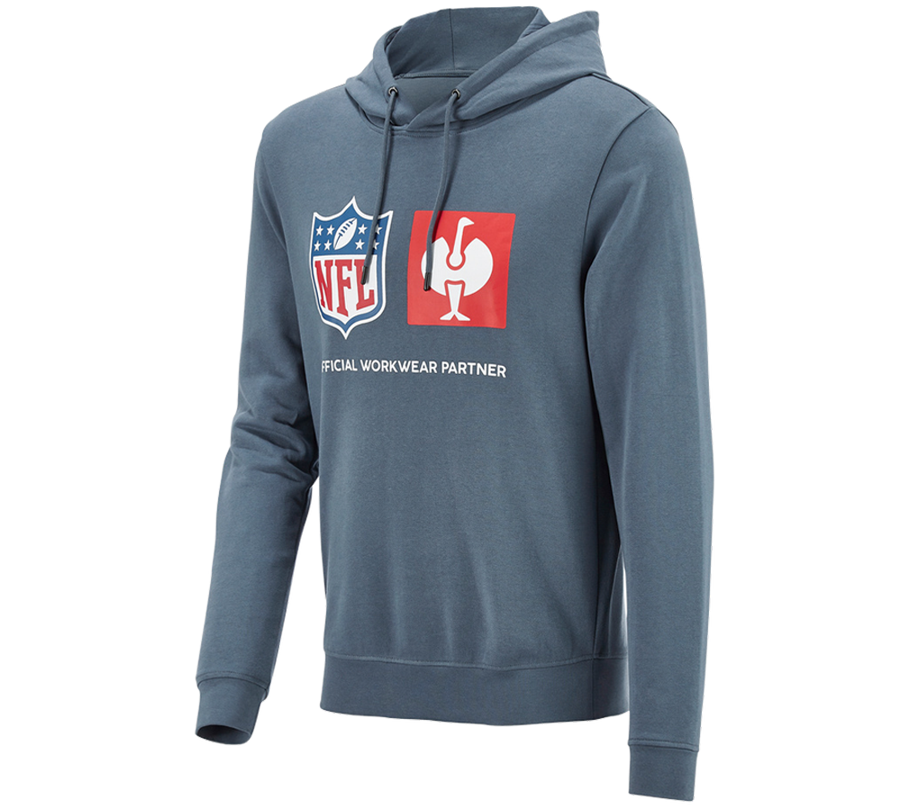 Shirts & Co.: NFL Hoodie cotton + oxidblau