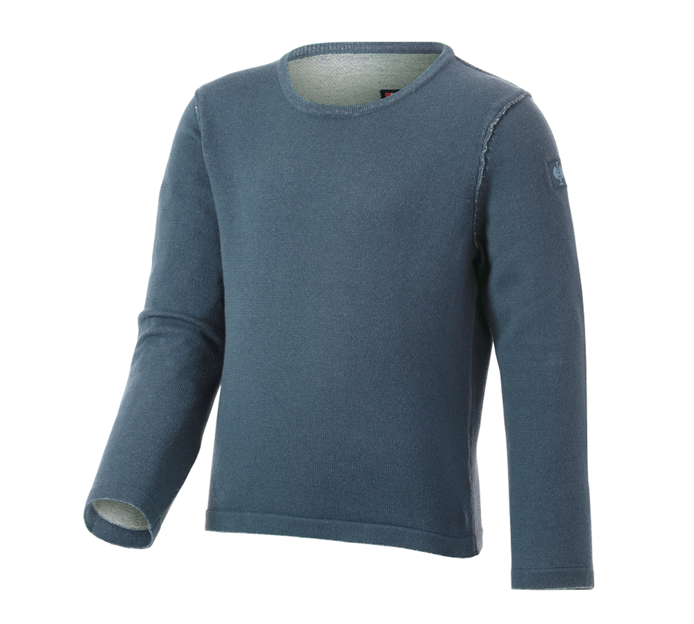 Themen: Strickpullover e.s.iconic, Kinder + oxidblau