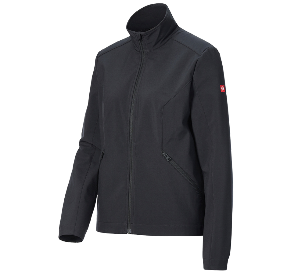 Themen: Softshelljacke e.s.trail pure, Damen + schwarz