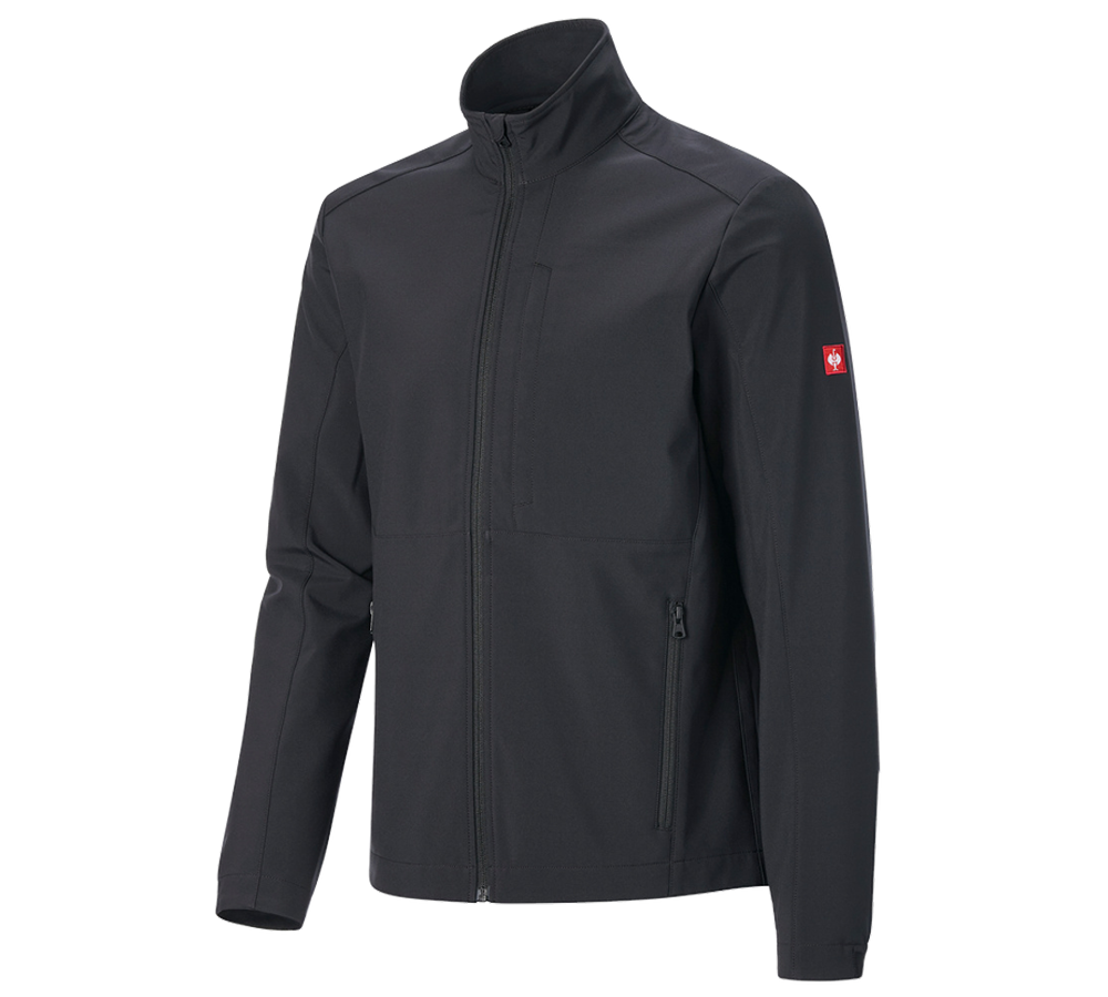 Jacken: Softshelljacke e.s.trail pure + schwarz