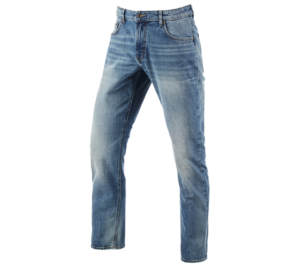 Themen: e.s. 5-Pocket-Stretch-Jeans, straight + stonewashed
