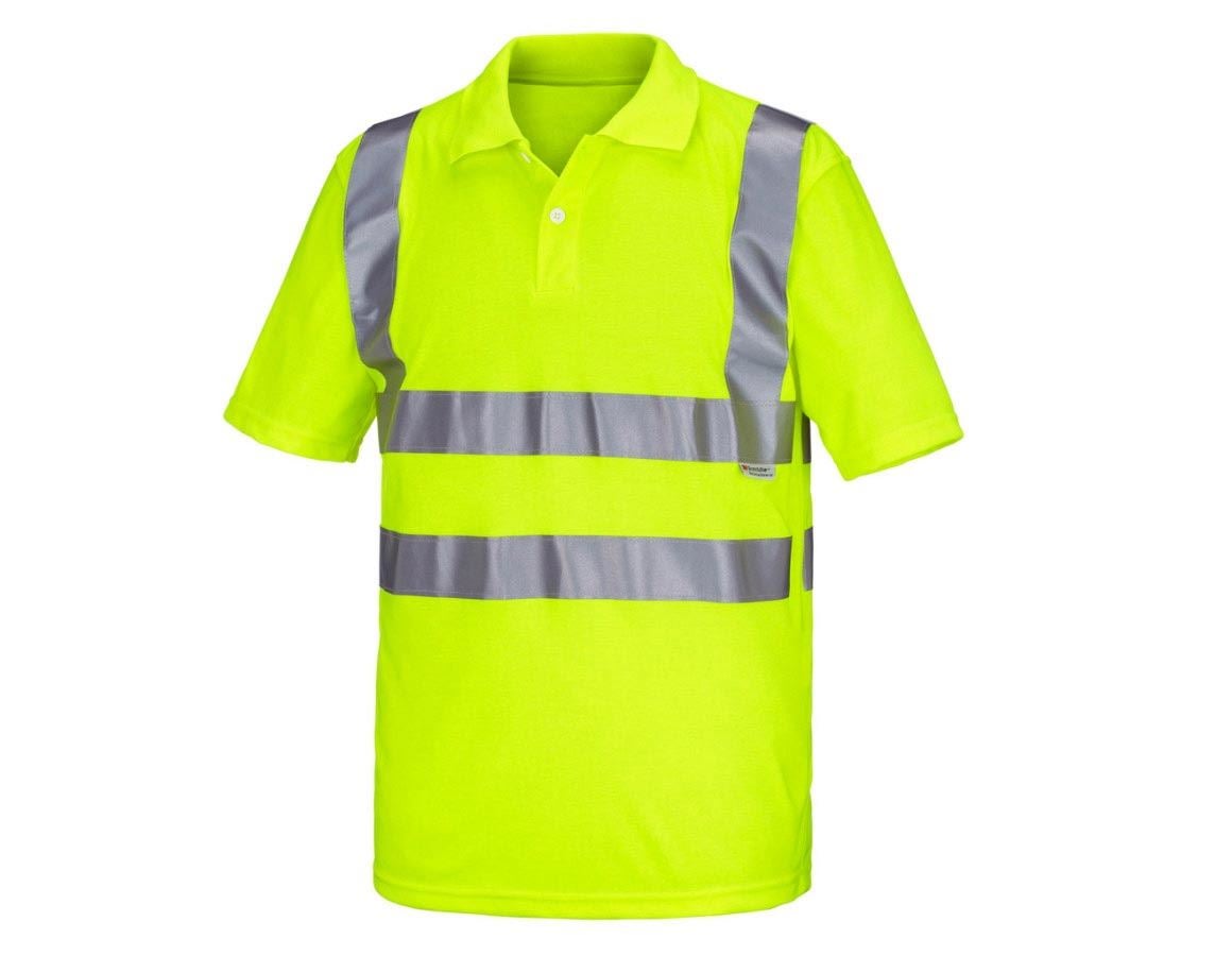 Shirts & Co.: STONEKIT Warnschutz Polo-Shirt + warngelb