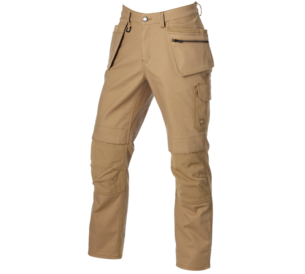 Themen: Worker-Bundhose e.s.iconic tool-pouch + mandelbraun