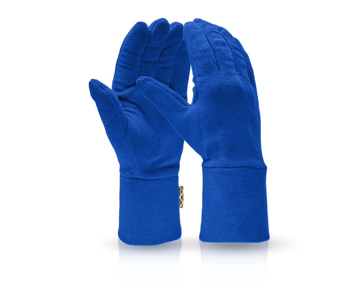 Kälte: e.s. FIBERTWIN® microfleece Handschuhe + kornblau