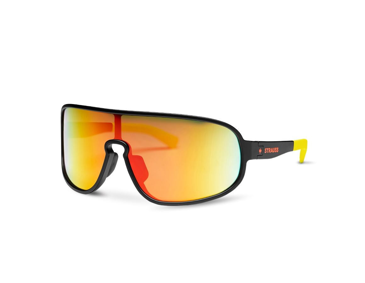 Schutzbrillen: Race Sonnenbrille e.s.ambition + schwarz/warngelb
