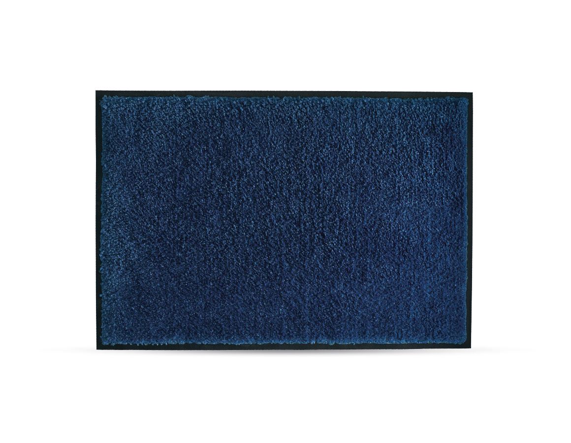 Bodenmatten: Komfortmatten mit Gummirand + dunkelblau