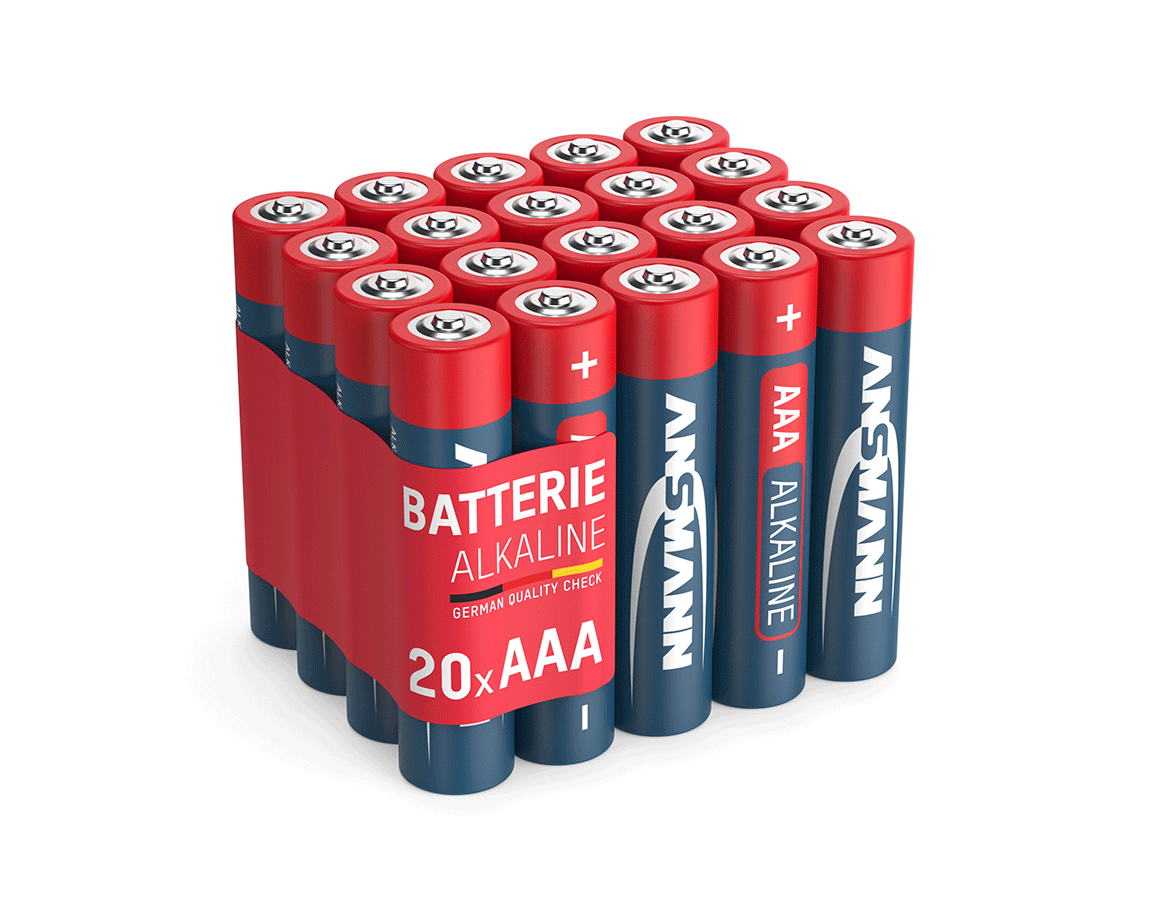 Elektronik: Ansmann Micro AAA Batterien - 20er Spar Pack