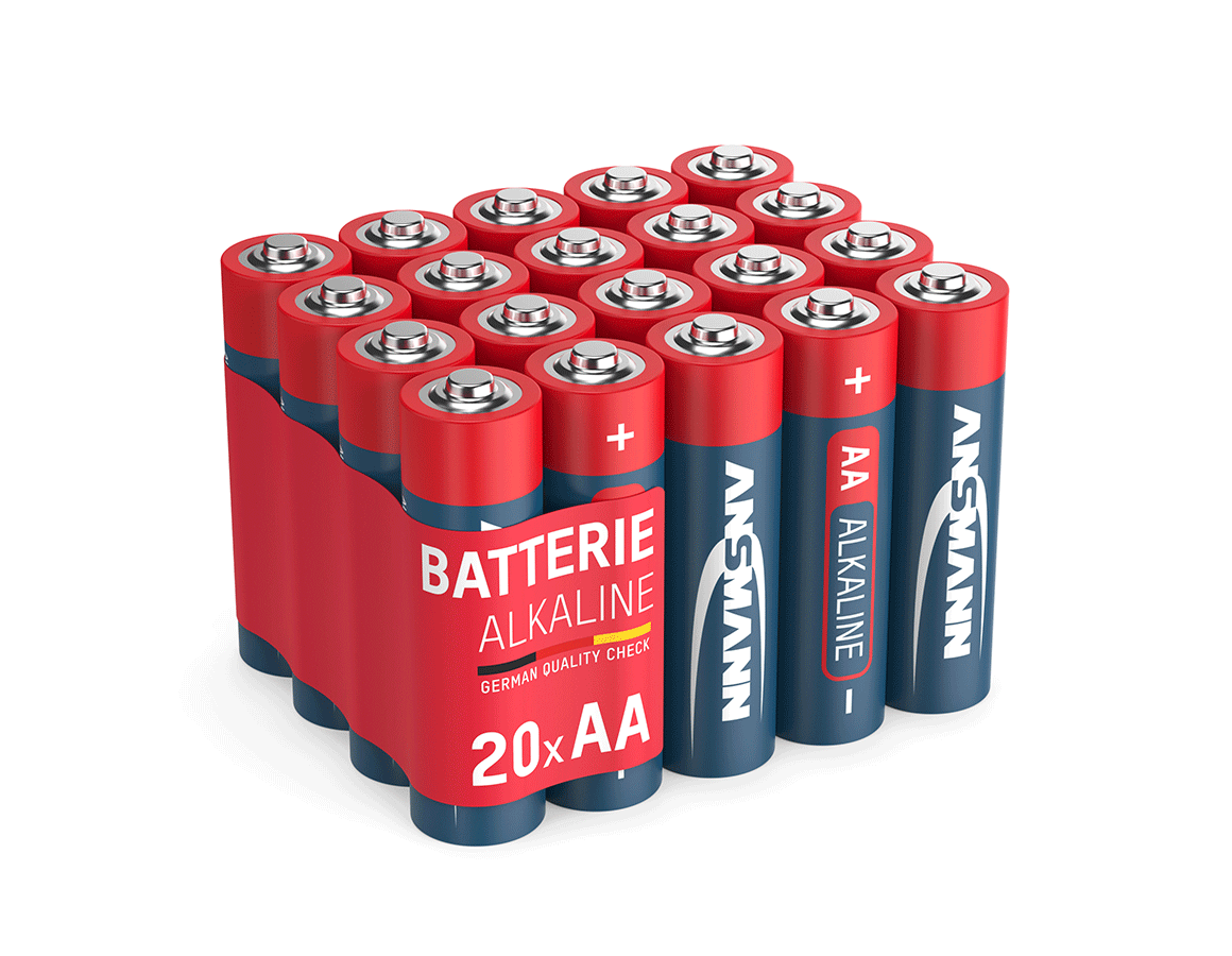 Elektronik: Ansmann Mignon AA Batterien - 20er Spar Pack