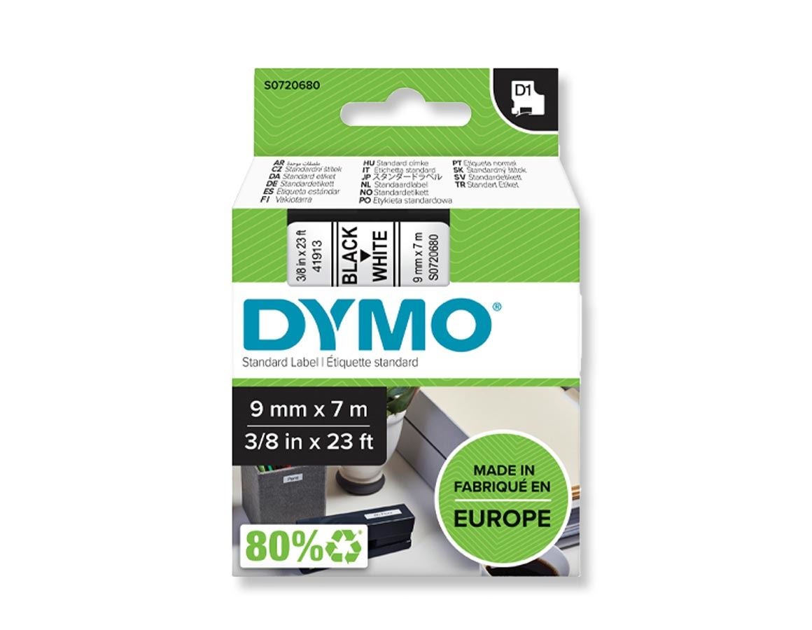 Bürogeräte: DYMO D1 Schriftbänder, 9 mm + weiß/schwarz