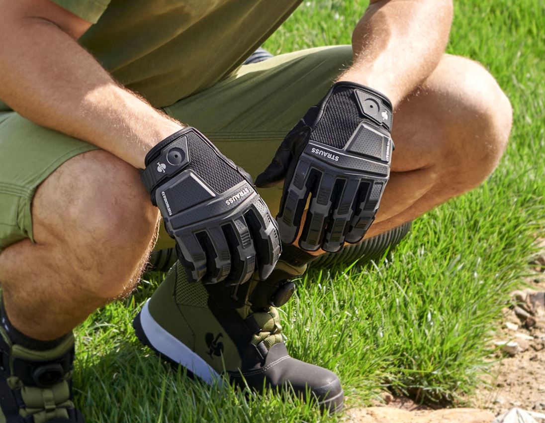 Arbeitsschutz: e.s. Montage-Handschuhe Protect + schwarz 7
