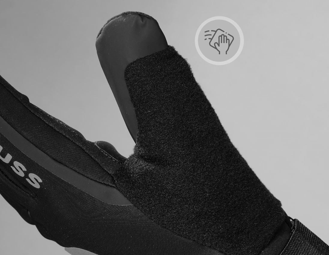 Arbeitsschutz: Handschuhe e.s.trail winter + schwarz/basaltgrau 3