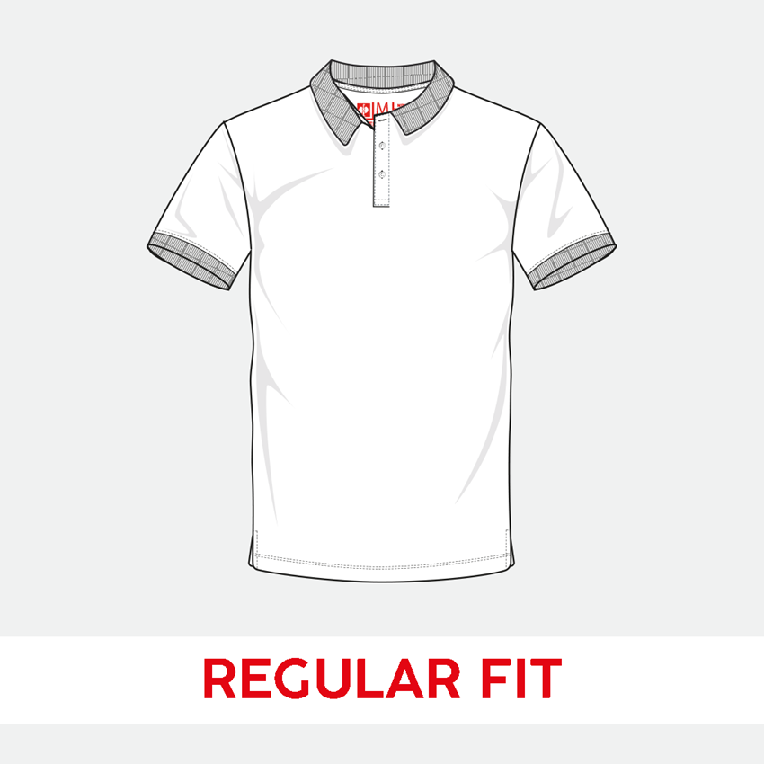Shirts & Co.: e.s. Piqué-Polo cotton stretch + schwarz 2