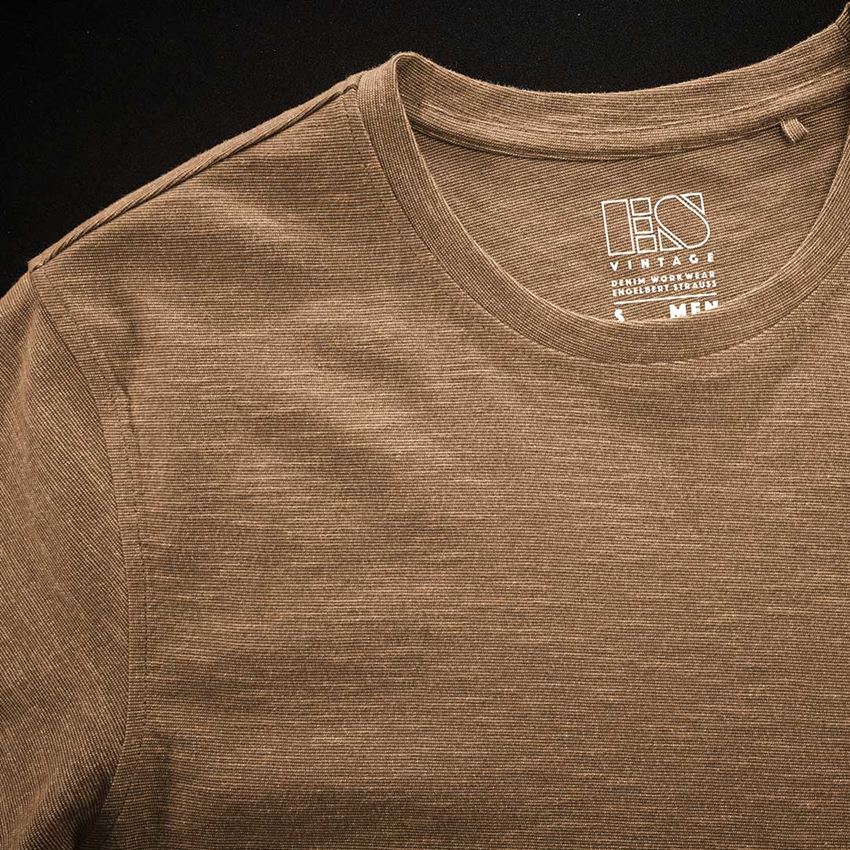 Shirts & Co.: T-Shirt e.s.vintage + sepia melange 2