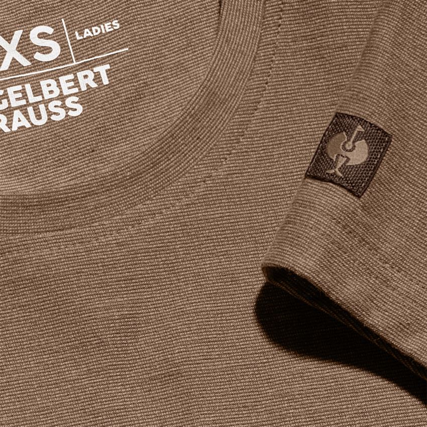 Shirts & Co.: T-Shirt e.s.vintage, Damen + sepia melange 2