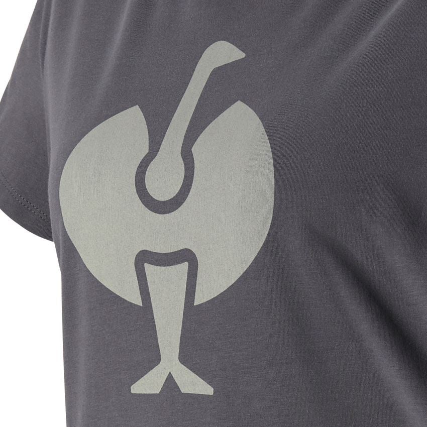 Shirts & Co.: T-Shirt e.s.concrete, Damen + anthrazit 2