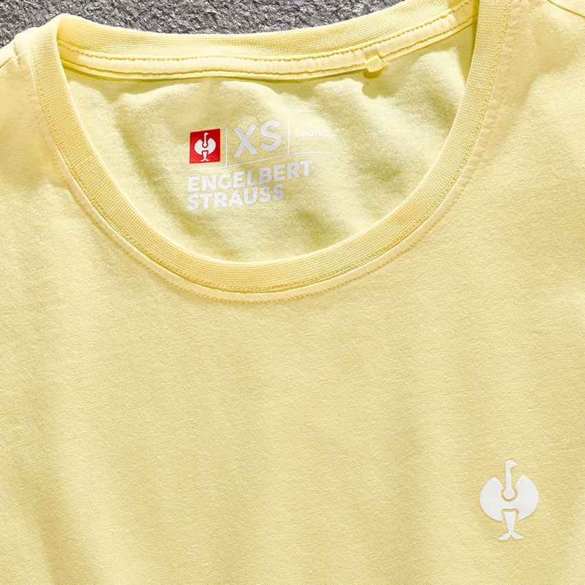 Shirts & Co.: T-Shirt e.s.motion ten pure, Damen + hellgelb vintage 2