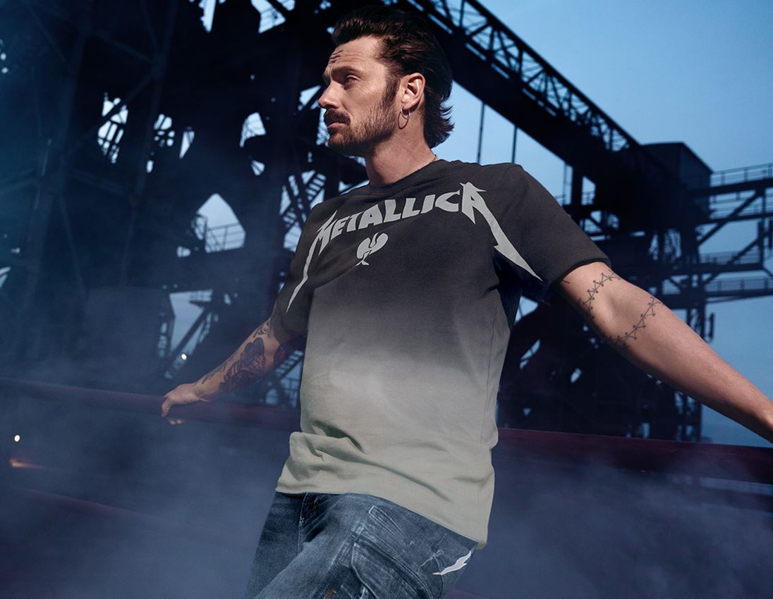 Shirts & Co.: Metallica cotton tee + schwarz/granit 1