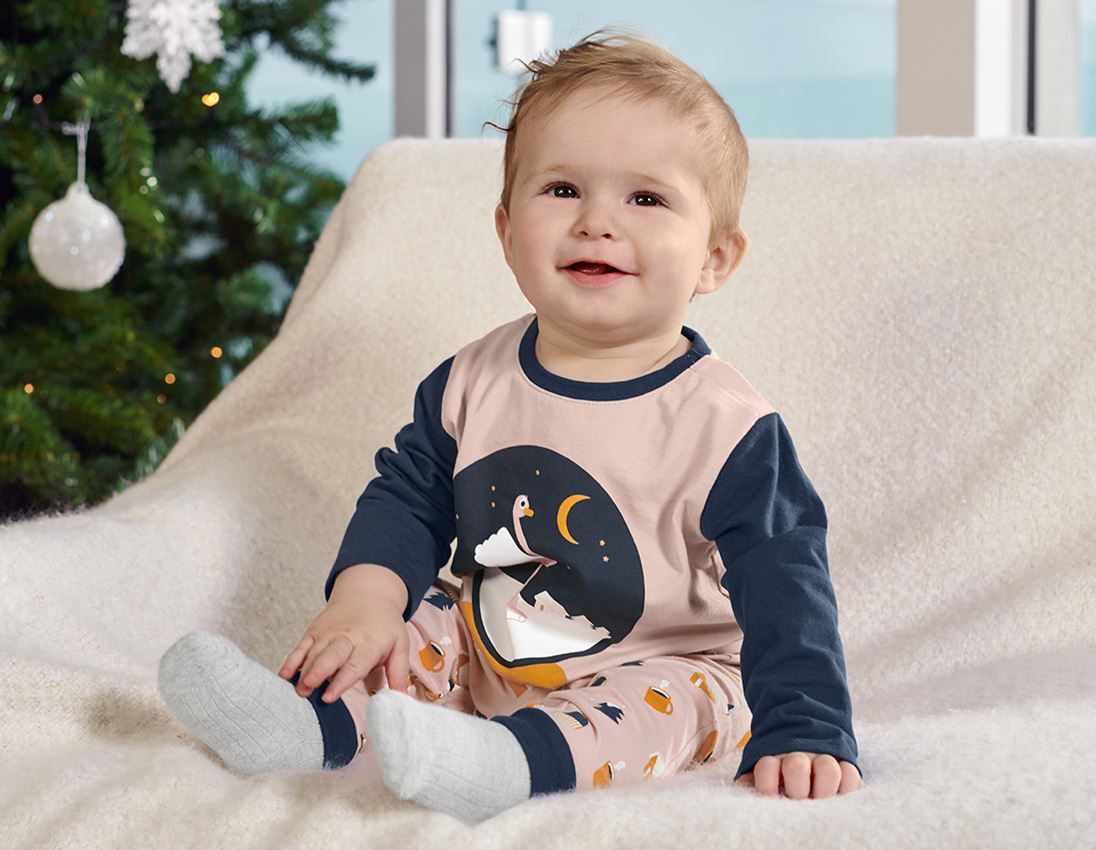 Für die Kleinen: e.s. Baby Pyjama + perlrose