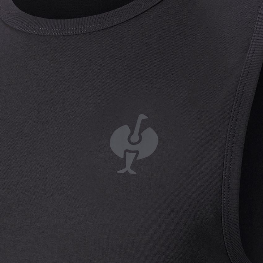 Bekleidung: Athletik-Shirt e.s.iconic + schwarz 2