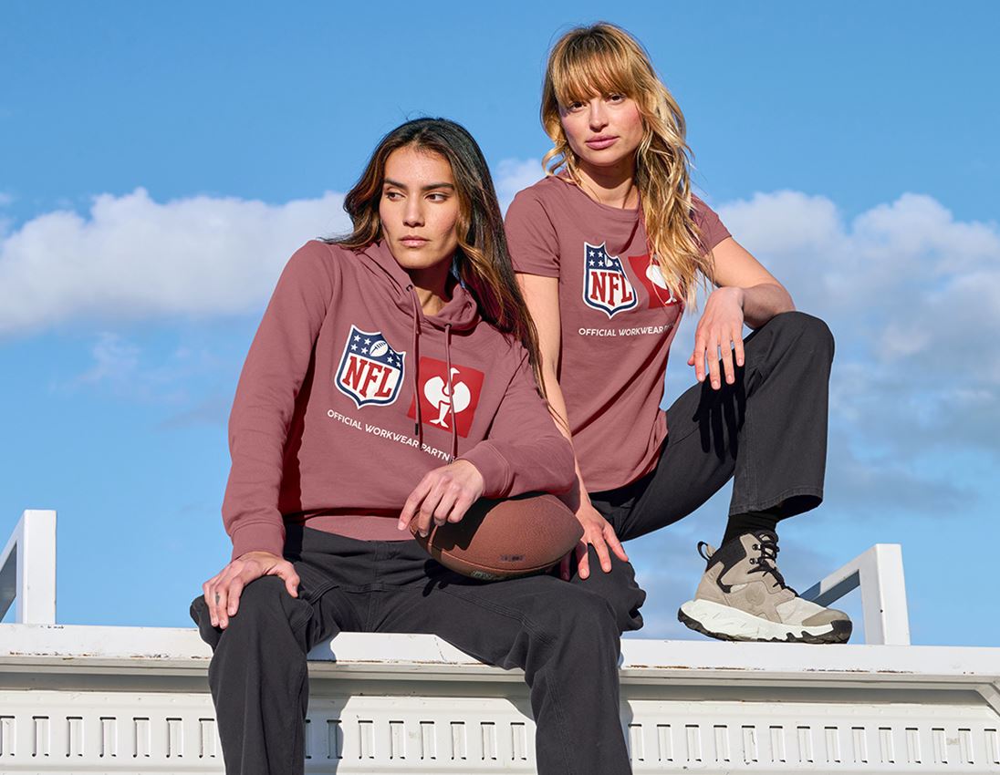 Kollaborationen: NFL T-Shirt cotton, ladies + oxidrot 3