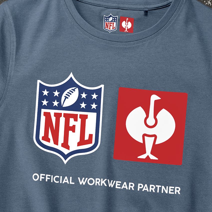 Kollaborationen: NFL T-Shirt cotton, ladies + oxidblau 2