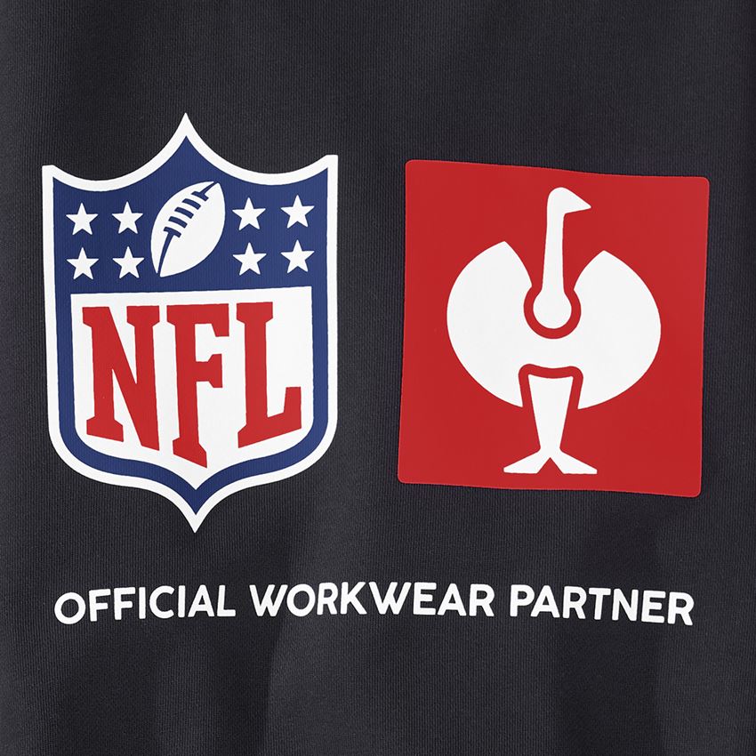 Shirts & Co.: NFL Sweatshirt cotton + schwarz 2