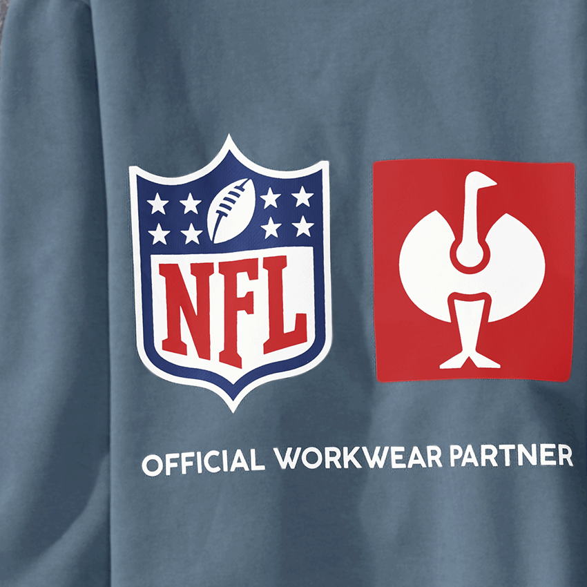 Shirts & Co.: NFL Sweatshirt cotton + oxidblau 2