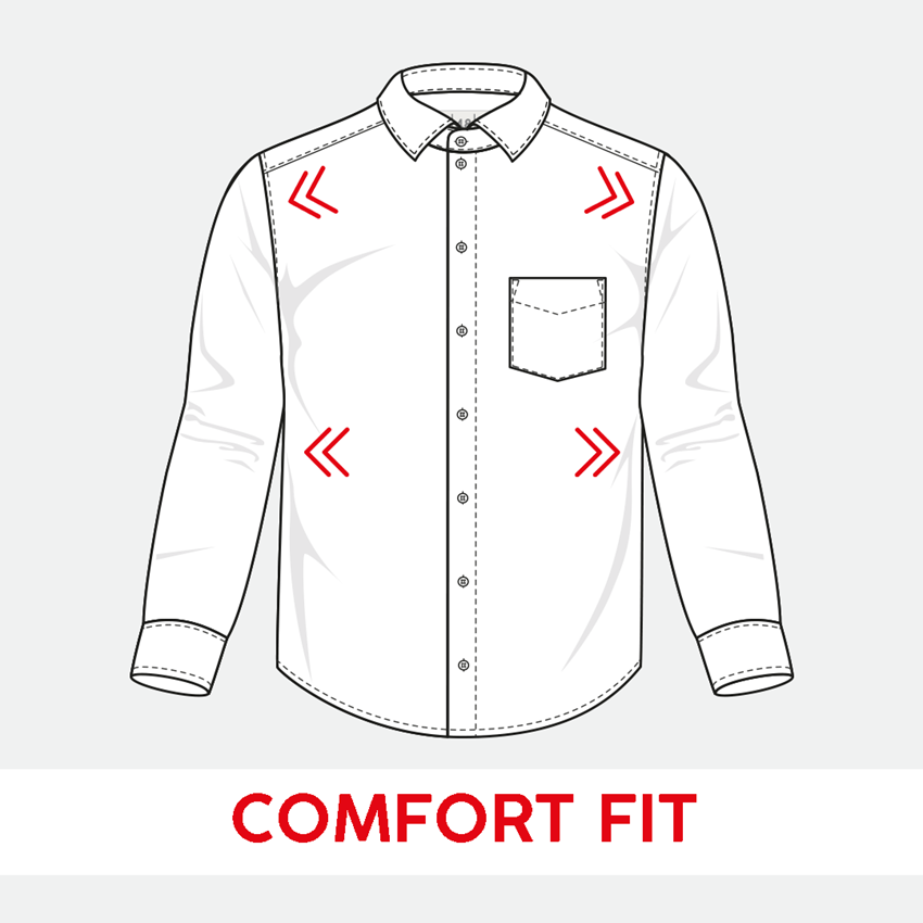 Themen: e.s. Business Hemd cotton stretch, comfort fit + frostblau 2