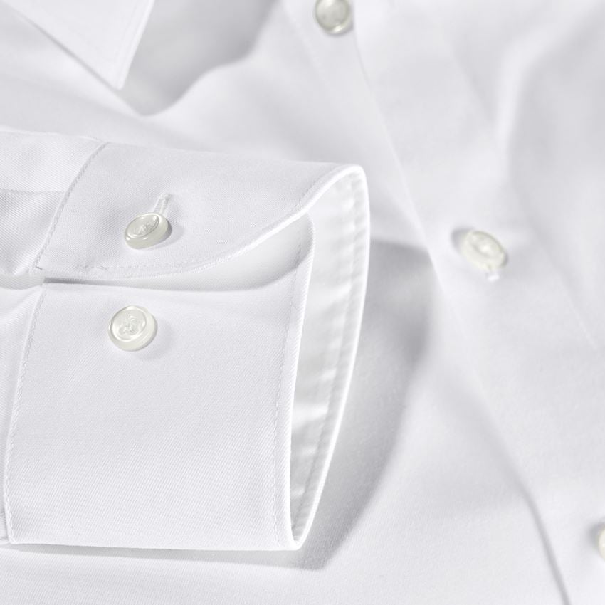 Themen: e.s. Business Hemd cotton stretch, slim fit + weiß 3