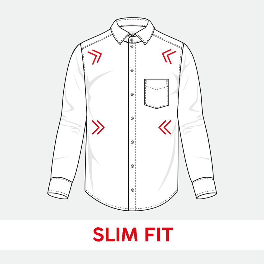 Themen: e.s. Business Hemd cotton stretch, slim fit + schwarz 2