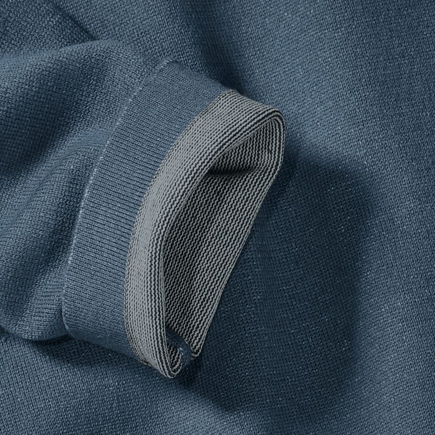 Shirts & Co.: Strickpullover e.s.iconic + oxidblau 2