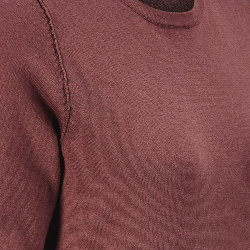 Themen: Strickpullover e.s.iconic, Damen + oxidrot 2